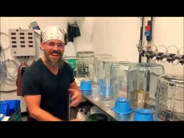 Thomas Croskrey working with Cal Larson